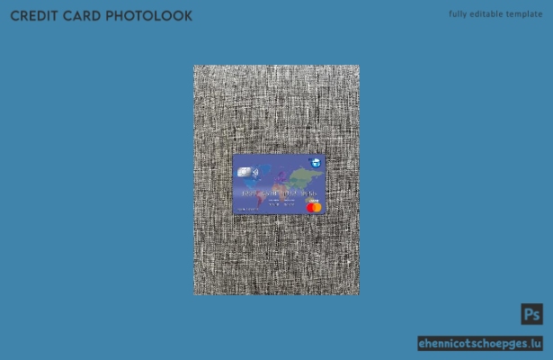 Algeria Bank (Externe Bank von Algerien) Mastercard Photolook Beispielvorschau